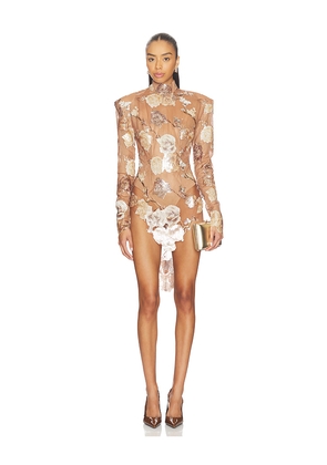 The Dolls House Gardinia Romper in Nude. Size L. Also in M, S, XS.
