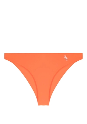 Sporty & Rich Romy logo-print bikini bottoms - Orange