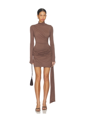 superdown Shannon Mini Dress in Brown. Size M. Also in XS, S.