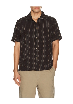 Rhythm Dakota Stripe Shirt in Navy. Size L. Also in S.