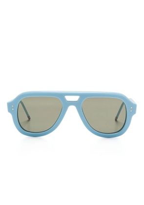 Thom Browne Eyewear pilot-frame sunglasses - Blue