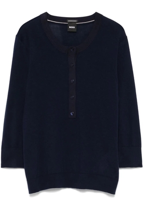 BOSS wool sweater - Blue