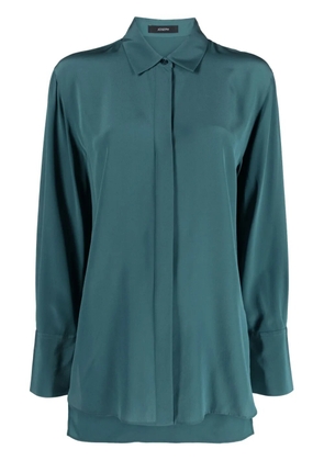 JOSEPH crepe de soie silk blouse - Green