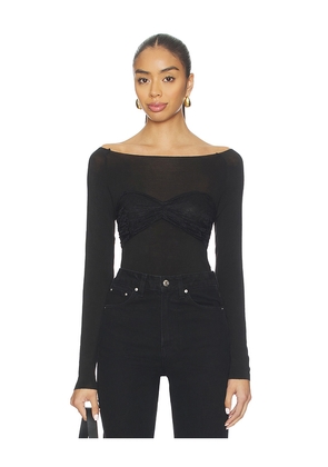 Steve Madden Hailey Top in Black. Size L. Also in M, S, XL, XS.