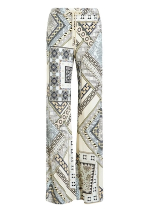 ETRO patchwork track pants - White