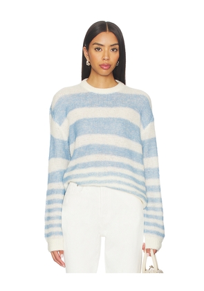 PISTOLA Moa Striped Bubble Sweater in Blue,White. Size S. Also in L, M, XS.