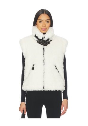 SAM. Sherpa Vest in White. Size M. Also in S, XS.