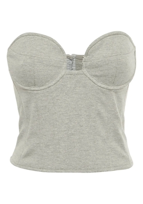 Magda Butrym strapless top - Grey