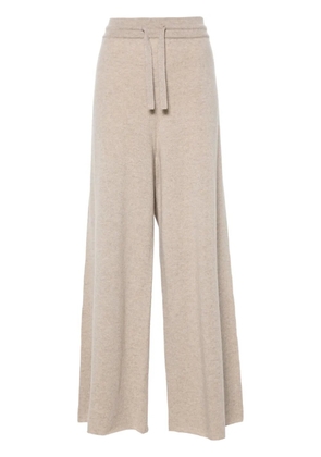 Jil Sander drawstring-waist cashmere trousers - Neutrals