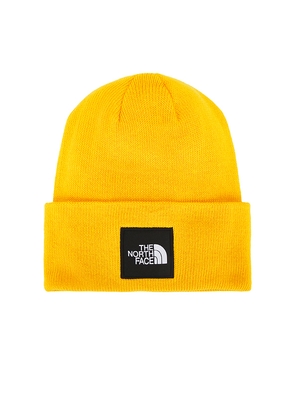 The North Face Big Box Beanie in Mustard.