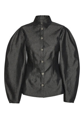 ROTATE BIRGER CHRISTENSEN puff-sleeve shirt - Black