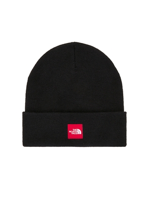 The North Face Red Box Beanie in Black.