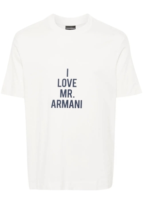 Emporio Armani I love Mr Armani T-shirt - White