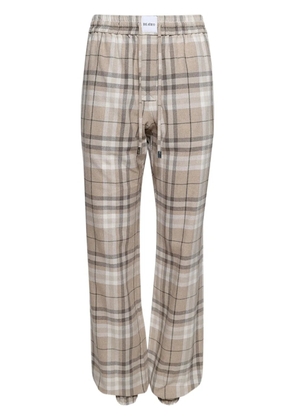 The Attico checked lounge trousers - Neutrals