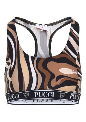 PUCCI logo-band top - Black