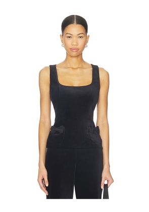 Posse Quincy Top in Black. Size L. Also in M, S, XS, XXS.