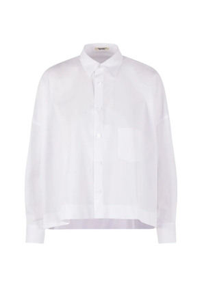 Yohji Yamamoto long-sleeve cotton shirt - White