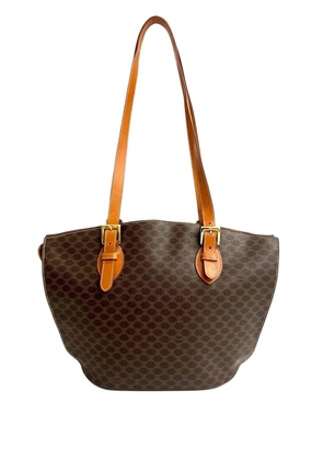 Celine Pre-Owned 1999 Macadam Coated Canvas shoulder bag - Brown