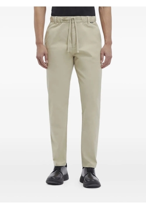 Calvin Klein tapered drawstring trousers - Neutrals