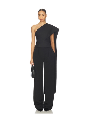Rohe One-shoulder Cape Top in Black. Size 34. Also in 36, 40.