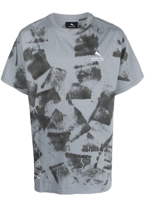 Mauna Kea logo-print short-sleeved T-shirt - Grey