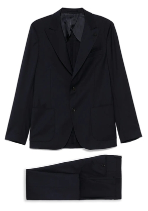 Lardini brooch-detail suit - Blue