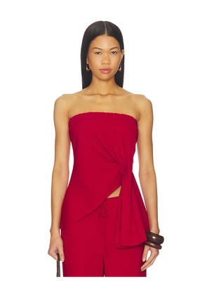 SOVERE Aine Top in Red. Size L. Also in M, S, XS.