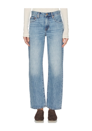 PISTOLA Lexi Mid Rise Bowed Straight Jeans in Blue. Size 24. Also in 25, 26, 27, 29, 30, 32, 33.