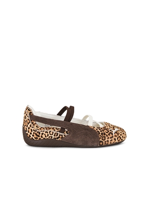 Puma Select Speedcat Wild Ballet Flat in Brown. Size 10. Also in 6, 6.5, 7, 7.5, 8, 8.5, 9.5.