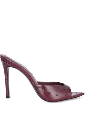 BLACK SUEDE STUDIO Brea point-toe sandals - Red