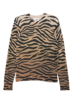 MC2 Saint Barth New Queen animal-print sweater - Neutrals