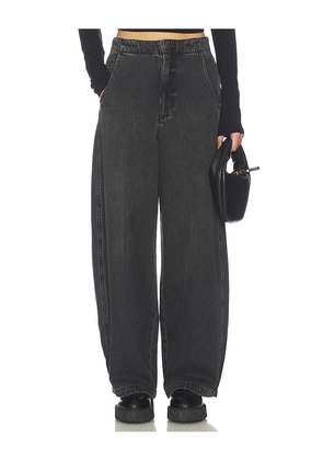 PISTOLA Lottie High Rise Relaxed Bowed Jeans in Black. Size 23. Also in 24, 25, 26, 27, 28, 29, 30, 31, 32.