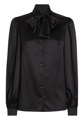 Dolce & Gabbana satin shirt - Black