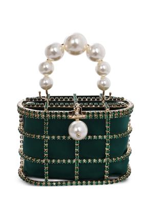 Rosantica Holli pearl embellished mini bag - Green