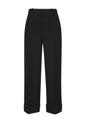 Gucci turn-up hem trousers - Black