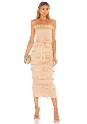V. Chapman Lily Dress in Neutral. Size 0. Also in 12, 2, 4, 6.