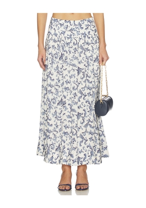 Posse Rue Skirt in Slate,White. Size L. Also in M, S, XXS.