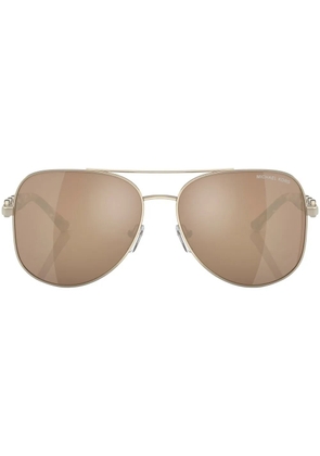 Michael Kors pilot-frame mirrored sunglasses - Gold