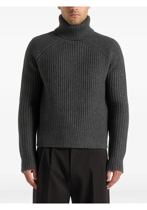 Manière De Voir Rudy roll-neck sweater - Grey