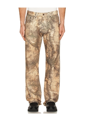 Pleasures Hendrix Flare Jeans in Brown. Size 28. Also in 30, 32, 34, 36.