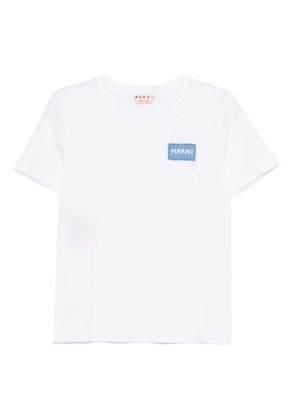 Marni logo-patch t-shirt - White