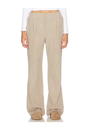 Varley Aberdeen Straight Leg Pant in Taupe. Size L. Also in M, S.