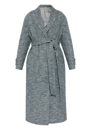 Victoria Beckham raglan-sleeve single-breasted coat - Grey