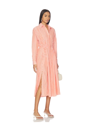 Polo Ralph Lauren Collared Long Sleeve Dress in Coral. Size 0. Also in 00, 10, 4.