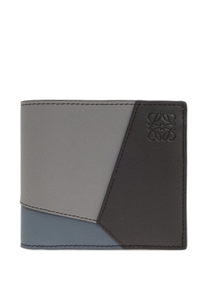 LOEWE colourblock logo wallet - Grey
