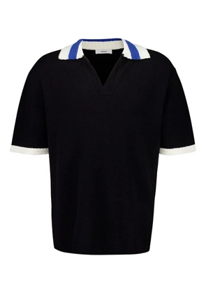 COMMAS short-sleeve polo shirt - Black