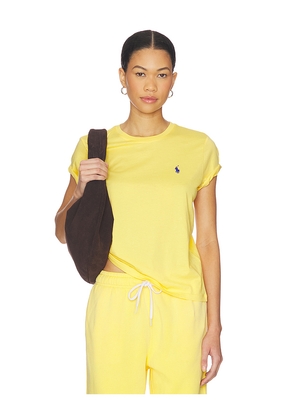 Polo Ralph Lauren Short Sleeve Tee in Yellow. Size L. Also in M, S, XS.