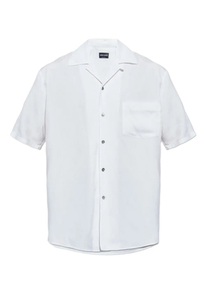 Giorgio Armani pocket short-sleeve shirt - White