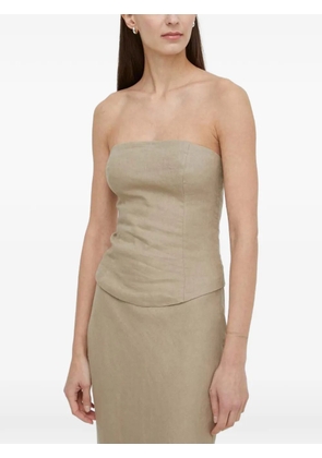 SAMSOE SAMSOE SAELYNN strapless top - Neutrals