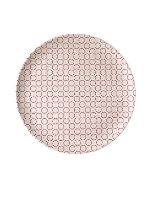 Xenia Taler Circles Side Plate Set Of 4 in Orange.